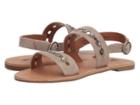 Frye Ally 2 Band Hammered Stud Sling (grey) Women's Sandals