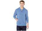 Toes On The Nose Windward Long Sleeve Full Zip Hoodie (azure) Men's Sweatshirt