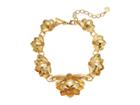 Oscar De La Renta Wild Lotus Necklace (gold) Necklace