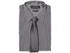 Nick Graham Fine Line Stripe (black/grey) Men's Clothing