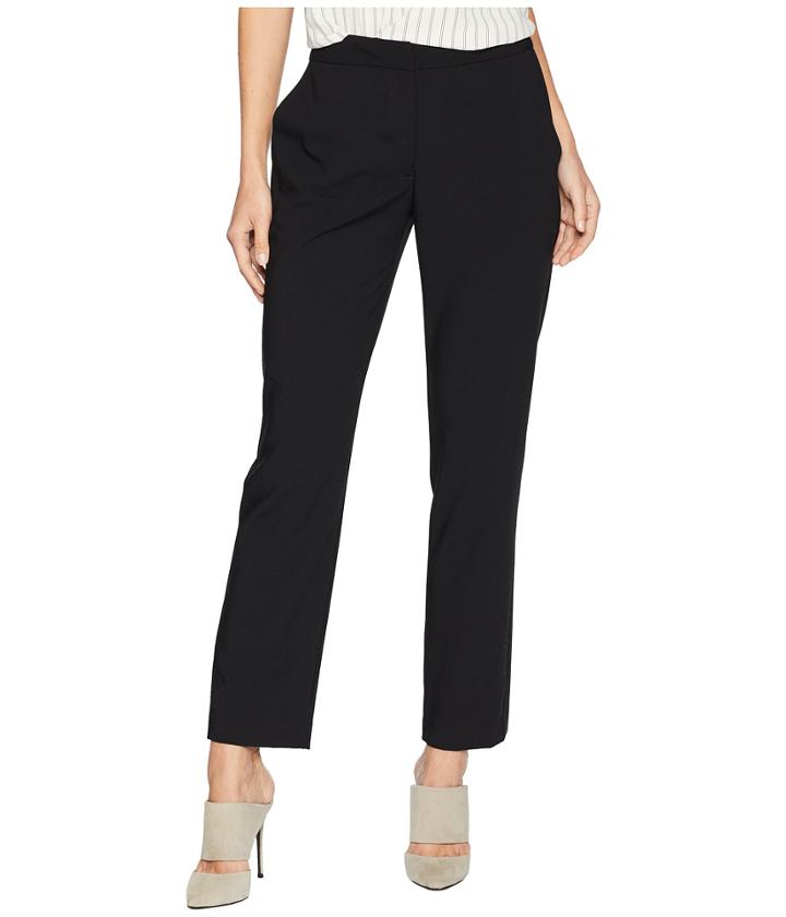 Bcbgeneration Straight Leg Trousers (black) Women's Casual Pants