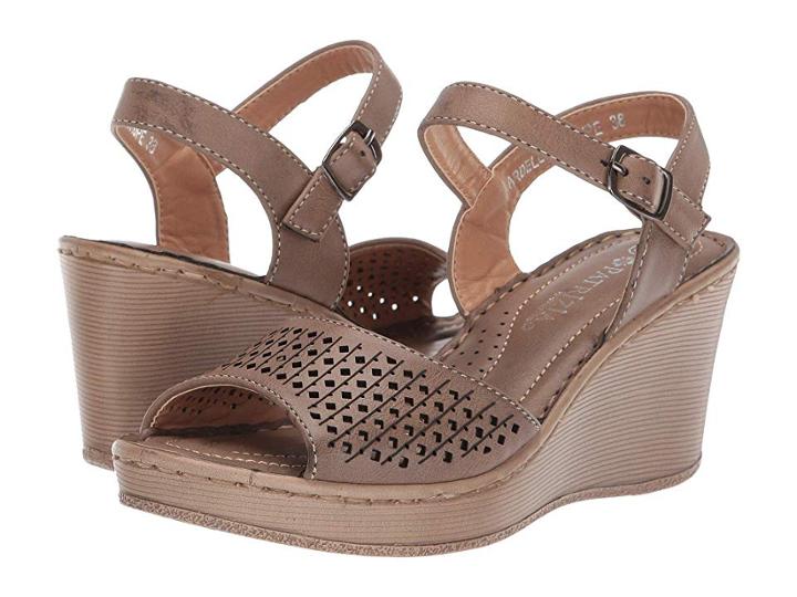 Patrizia Ardella (taupe) Women's Wedge Shoes