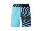 Volcom Kids Lido Block Mod Boardshorts (big Kids) (blue Bird) Boy's Swimwear