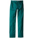 Lacoste Kids Cotton Gabardine Flat Front Chino (little Kids/big Kids) (bottle Green) Boy's Casual Pants