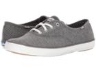 Keds Champion Seasonal Solid (charcoal) Women's Lace Up Casual Shoes