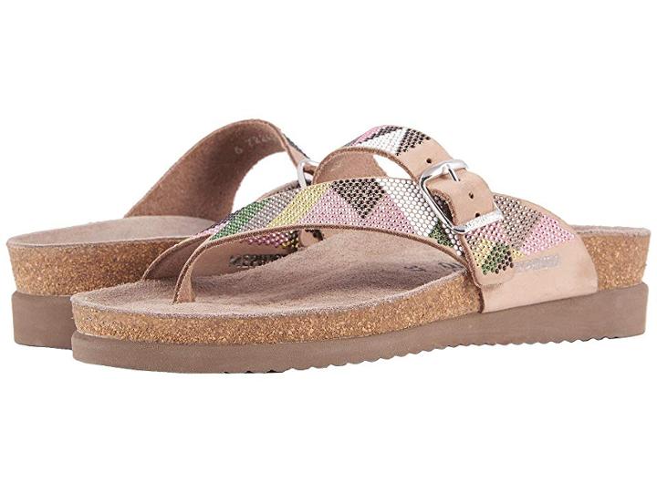 Mephisto Helen Spark Nubuck (light Taupe Nubuck/green/pink) Women's Sandals