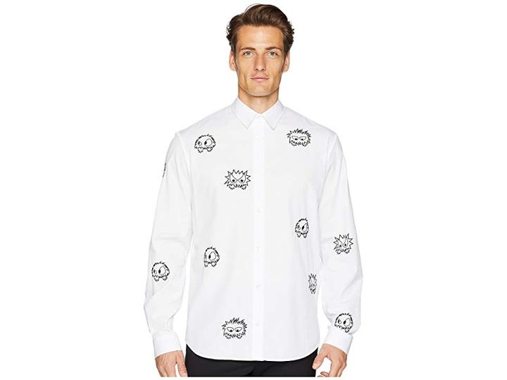 Mcq Monster Shirt (white) Men's Clothing