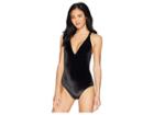 Roxy Western Escape Velvet One-piece Swimsuit (anthracite) Women's Swimsuits One Piece