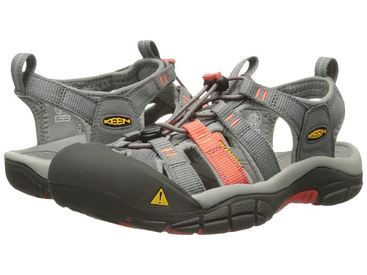 Keen Newport H2 (new Gargoyle/hot Coral) Women's Shoes