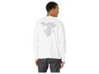True Grit Vintage Moose Ski Camp Screen Print Long Sleeve Tee (optic White) Men's T Shirt