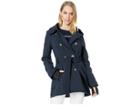 Jessica Simpson Military Inspired Softshell Trench (navy) Women's Coat