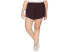 Nike Flex Attack Tr5 Shorts (size 1x-3x) (burgundy Crush/heather/rush Pink) Women's Shorts