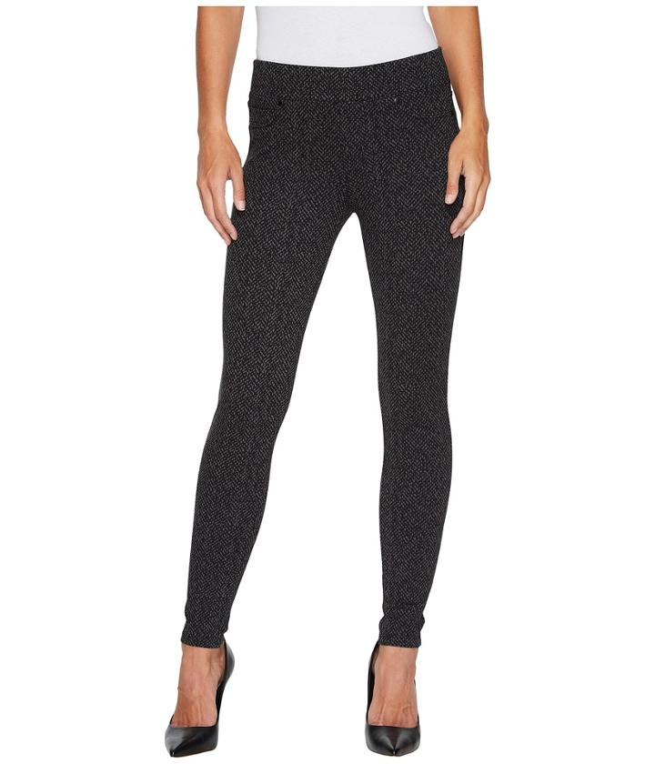 Liverpool Sienna Pull-on Leggings In Herringbone Tweed Soft Ponte Knit In Magnet (magnet) Women's Jeans