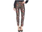 Lisette L Montreal Roman Print Brushed Sateen Ankle Pants (black) Women's Casual Pants