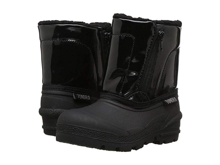 Tundra Boots Kids Sonia (toddler) (black) Girls Shoes