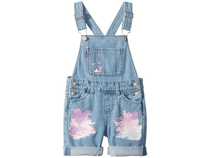 Levi's(r) Kids Summer Love Shortalls (little Kids) (montauk) Girl's Overalls One Piece