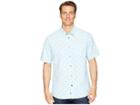 Quiksilver Waterman Trailblazed Tribal Right Technical Shirt (crystal Blue) Men's Clothing