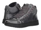 Geox Kids Disco Mix Girl 2 (big Kid) (dark Grey) Girl's Shoes