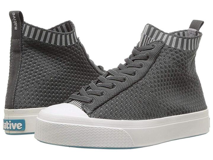 Native Kids Shoes Jefferson 2.0 High Lite (little Kid) (dublin Grey/shell White) Kids Shoes