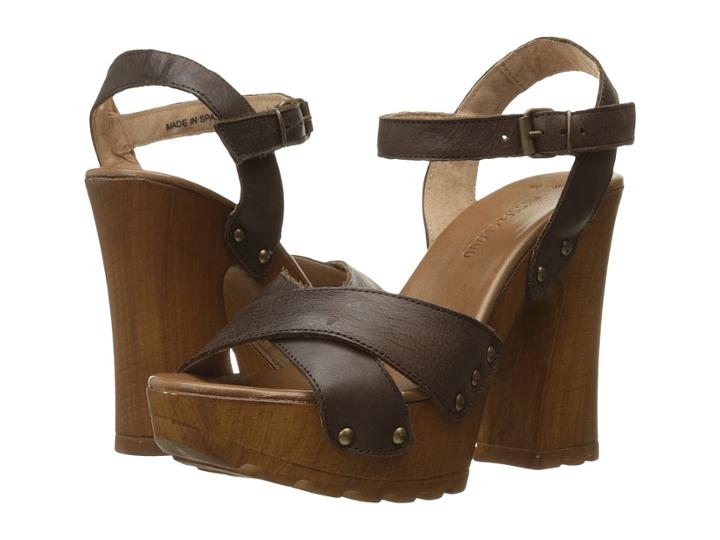Musse&cloud Naela Platform Sandal (brown) High Heels