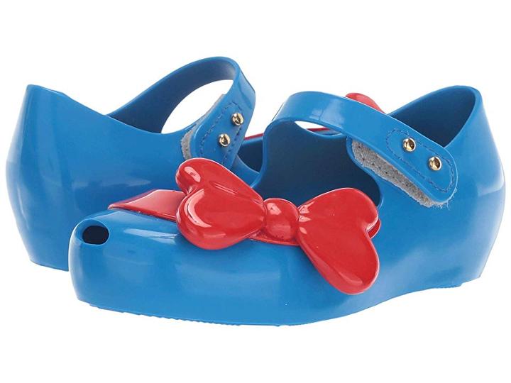 Mini Melissa Mini Ultragirl + Snow White (toddler/little Kid) (blue) Girls Shoes