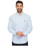 U.s. Polo Assn. Classic Fit Long Sleeve Sport Shirt (light Blue) Men's Clothing