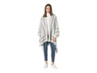 Michael Stars Lisa Reversible Knit Ruana (chalk/heather Grey) Women's Clothing