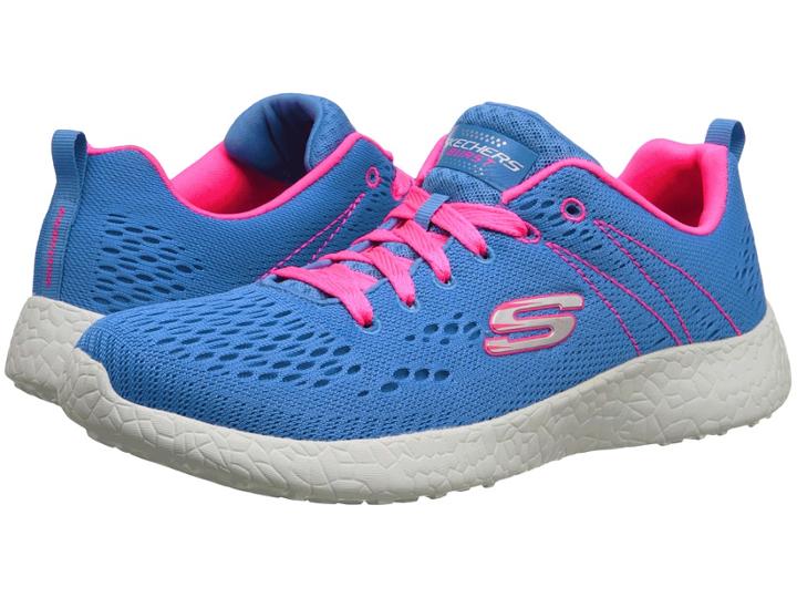 Skechers Energy Burst (periwinkle/pink) Women's Lace Up Casual Shoes