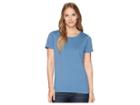 Filson Whidbey Scoop Neck T-shirt (blue Sea) Women's Clothing