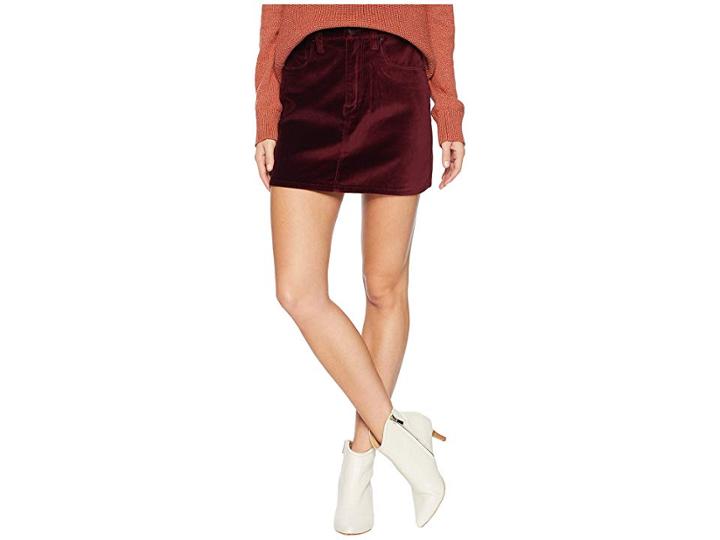 Hudson The Viper Mini Skirt In Port (port) Women's Skirt