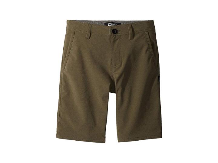 O'neill Kids Stockton Hybrid Shorts (toddler/little Kids) (military Green) Boy's Shorts