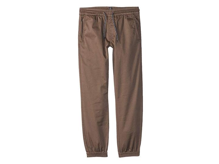 Volcom Kids Frickin Modern Tapered Jogger (big Kids) (mushroom) Boy's Casual Pants