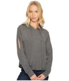 Lna Stormy Brushed Hoodie (marengo) Women's Sweatshirt