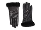 Ugg Classic Leather Logo Tech Gloves (black 1) Extreme Cold Weather Gloves