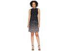 American Rose Brenna Sleeveless Printed Dress (black) Women's Dress