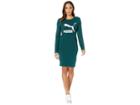 Puma Classics Logo Tight Dress (ponderosa Pine) Women's Clothing