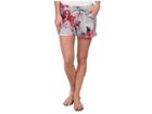 Dkny Jeans Floral Print Shorts In Light Smoke Heather Grey (light Smoke Heather Grey) Women's Shorts