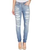 Hudson Nico Mid-rise Super Skinny Five-pocket Jeans In Southpaw (southpaw) Women's Jeans
