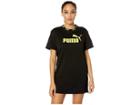 Puma Amplified Dress (cotton Black/blazing Yellow) Women's Dress