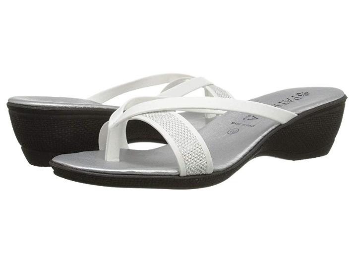 Patrizia Cythera (white) Women's Toe Open Shoes