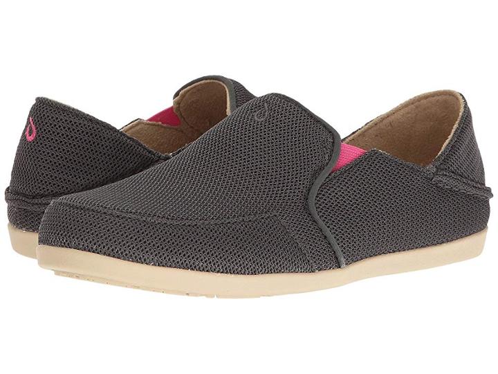 Olukai Waialua Mesh (dark Shadow/magenta) Women's Shoes