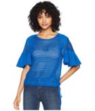 Free People F Babes Only Tee (blue) Women's T Shirt