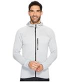 Adidas Outdoor Terrex Tracerocker Hooded Fleece Top (clear Onix) Men's Fleece