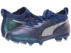 Puma One 3 Leather Fg (sodalite Blue/puma Silver/peacoat) Men's Shoes
