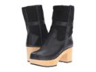 Swedish Hasbeens Hippie Low (black) Women's Pull-on Boots