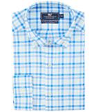 Vineyard Vines Greenbank Gingham Classic Murray Shirt (crystal Blue) Men's Clothing