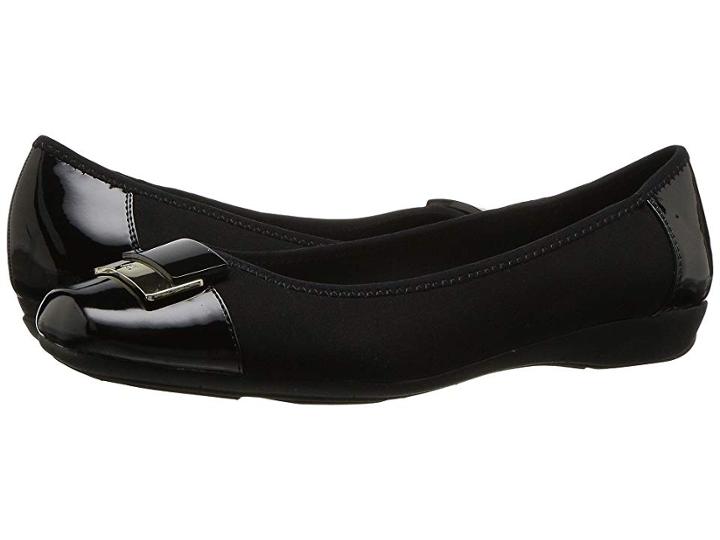 Anne Klein Una (black Multi Fabric) Women's Shoes
