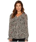 Sanctuary Bella Shirt (cabaret Leopard) Women's Long Sleeve Pullover