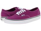 Vans Authentic (wild Aster/true White) Skate Shoes