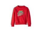 Nike Kids Geo Multi Futura Fleece Crew (toddler) (gym Red) Boy's Sweatshirt